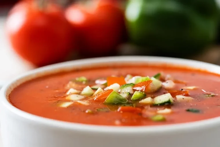 gaspacho andalou soupe froide tomates poivron