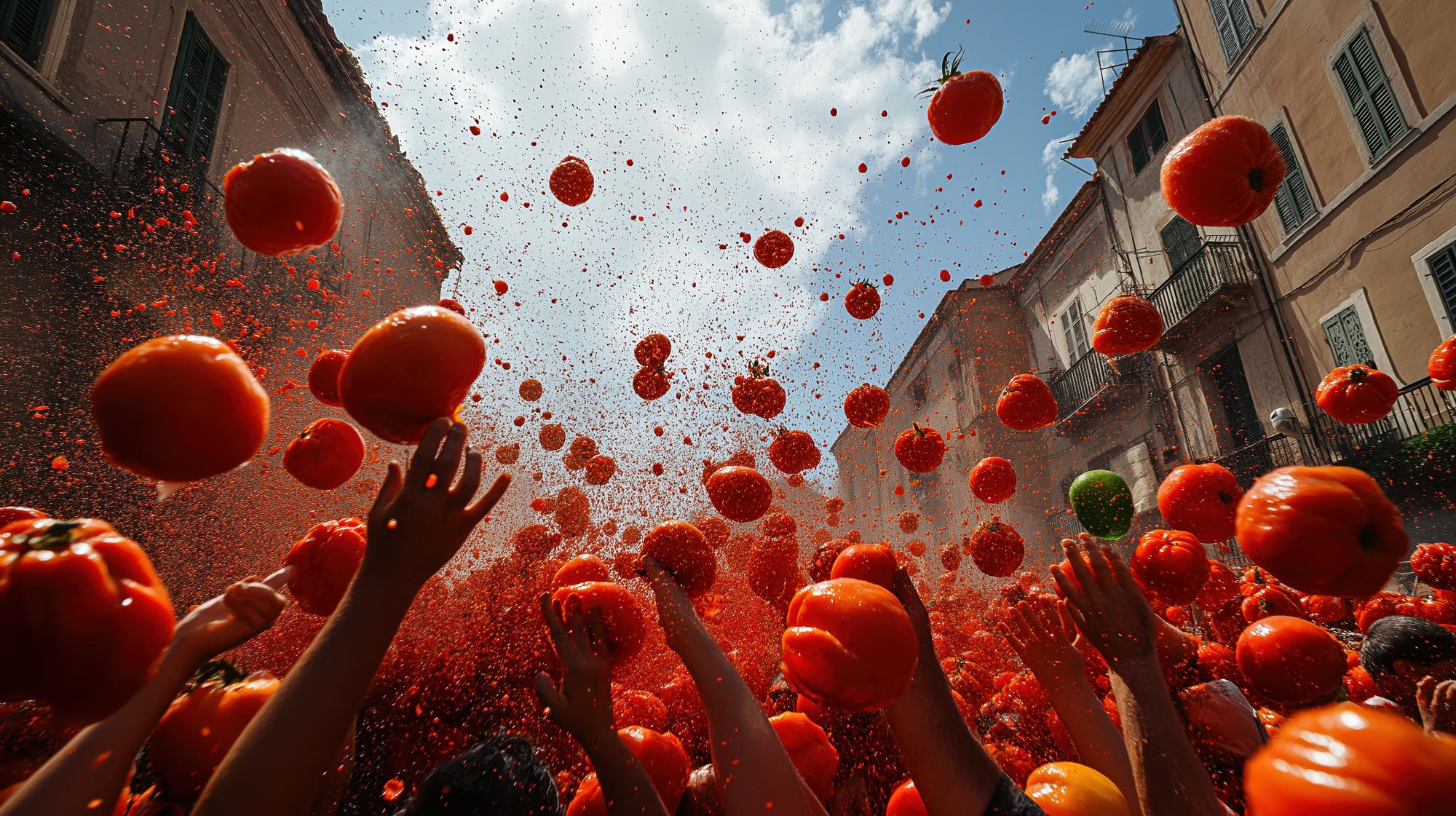 La Tomatina de Buñol : la bataille de tomates la plus célèbre du monde