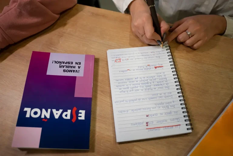Spanish grammar notebook